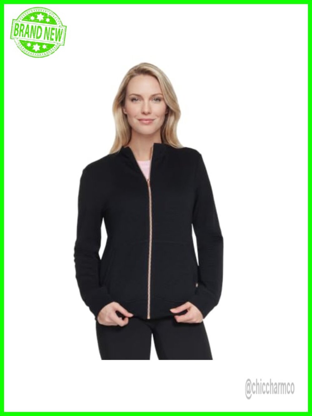 Skechers Go Walk Ottoman Jacket Full-Zip Mock Neck Recycled Polyester Spandex
